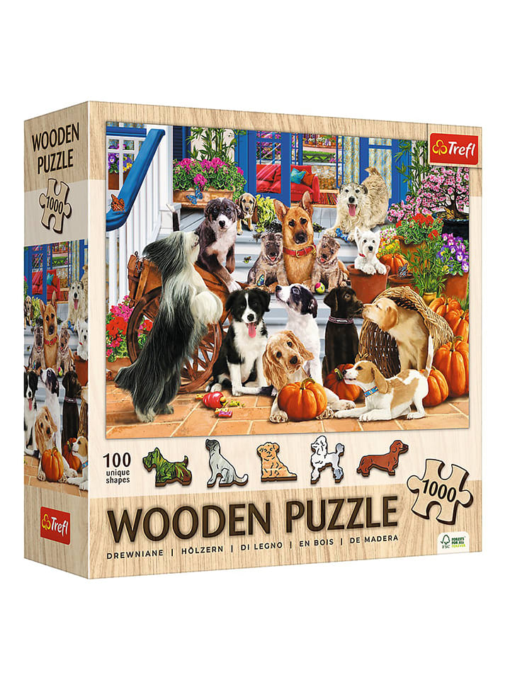 Trefl 1.000-częściowe puzzle "Dogs" - 12+ rozmiar: onesize