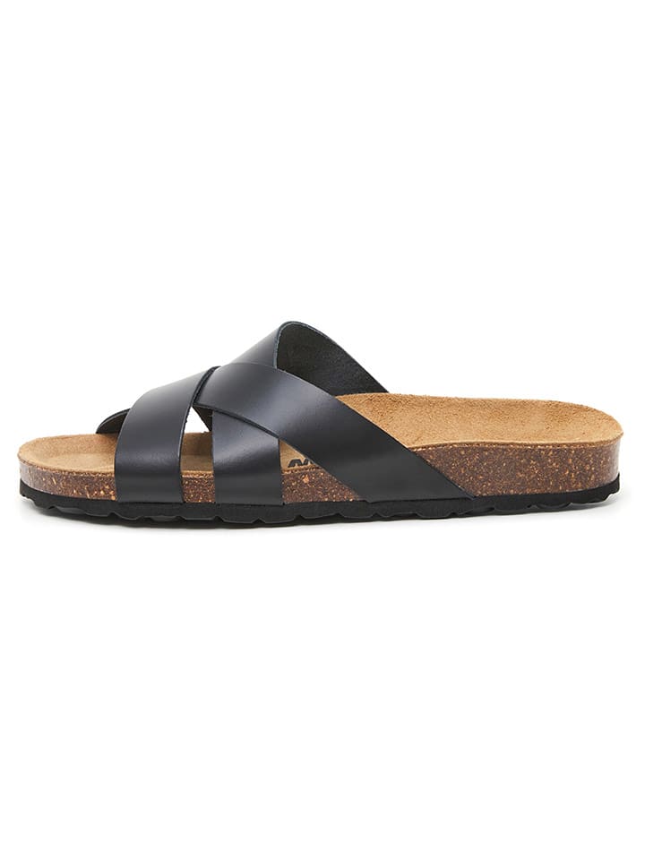 billowy Skórzane klapki w kolorze czarnym rozmiar: 37