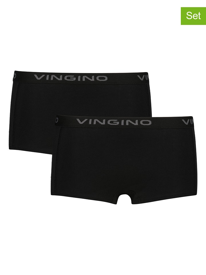 Vingino Pełne majtki (2 pary) w kolorze czarnym rozmiar: 122/128