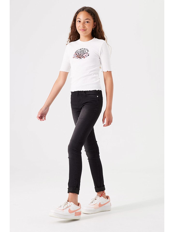 Garcia Dżinsy "Rianna" - Slim fit - w kolorze czarnym rozmiar: 170