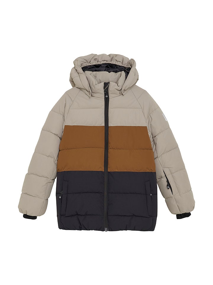 Color Kids Kurtka narciarska w kolorze jasnobrązowo-brązowo-beżowym rozmiar: 128