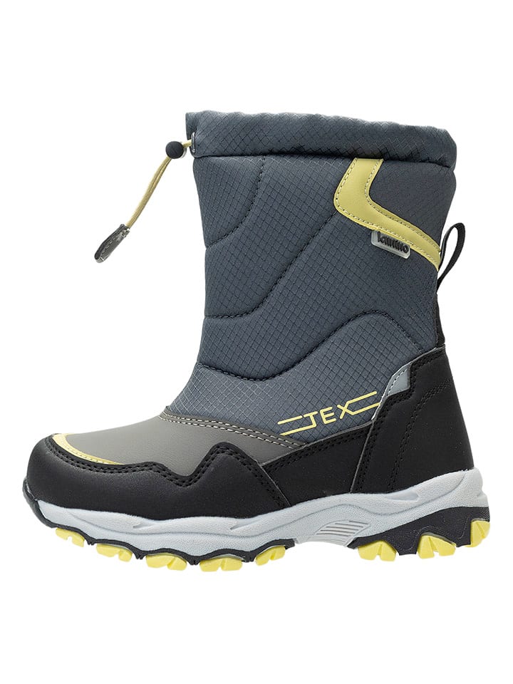 lamino Kozaki zimowe w kolorze szarym rozmiar: 35