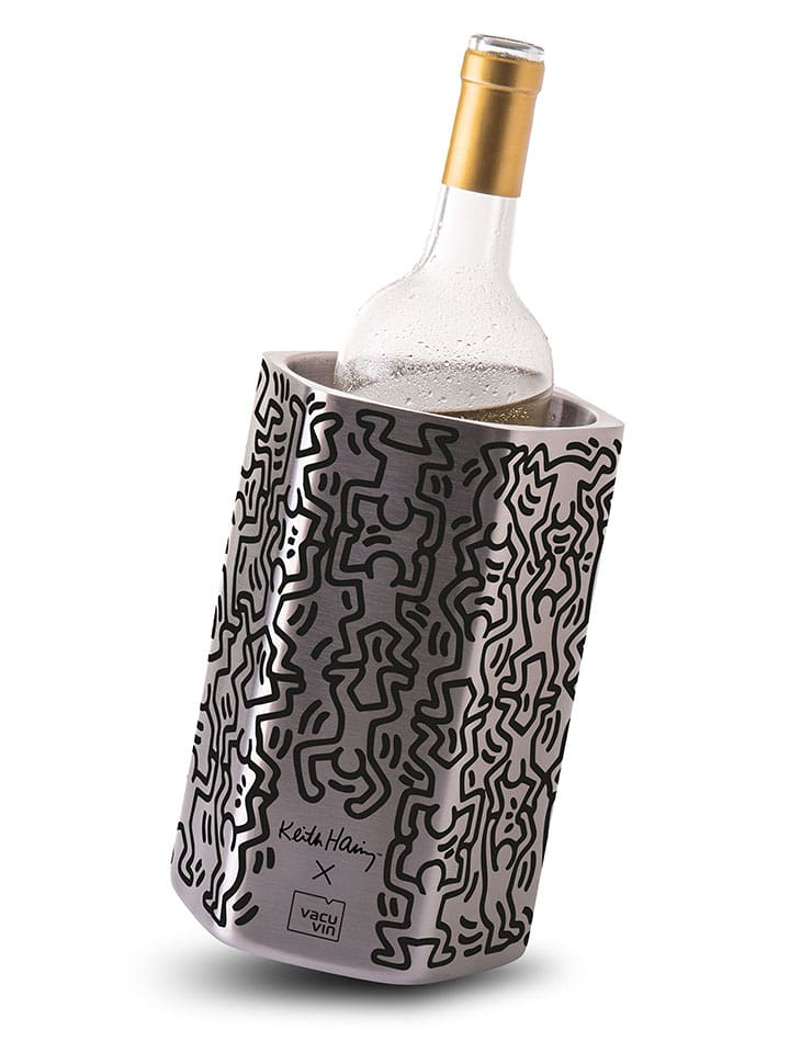 Vacu Vin Schładzacz "Hive" w kolorze srebrnym do wina - 15,4 x 21,5 x 12,2 cm rozmiar: onesize