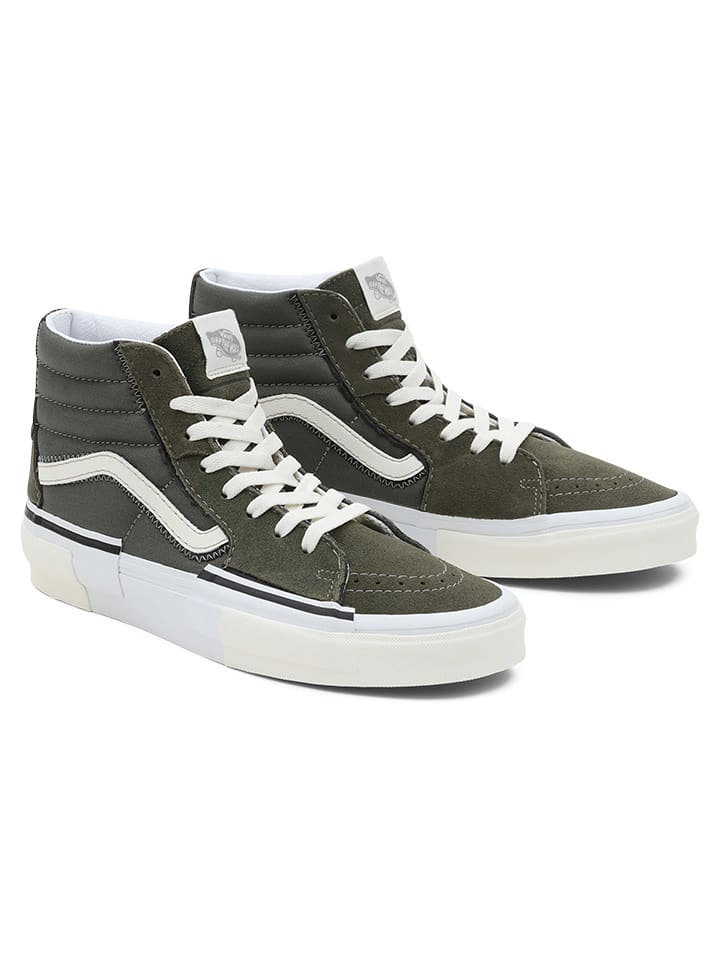 Vans Sneakersy "SK8-Hi Reconstruct" w kolorze khaki rozmiar: 38