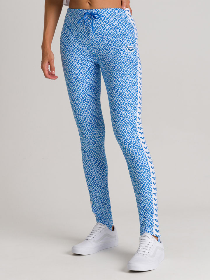 Arena Legginsy sportowe w kolorze błękitnym rozmiar: M