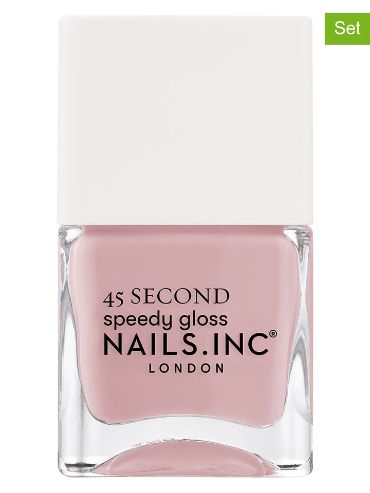Nails.Inc Lakiery do paznokci (2 szt.) "Speedy - Kings Cross Keeps Cool" - po 14 ml rozmiar: onesize