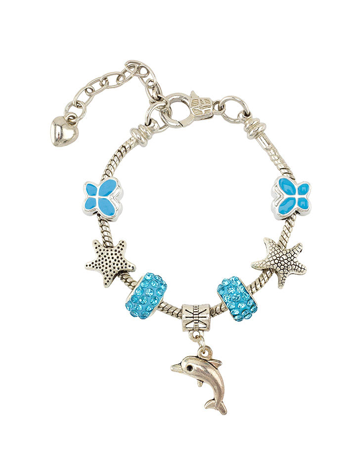 Ulysse Bransoletka "Dolphin" w kolorze srebrno-błękitnym rozmiar: onesize