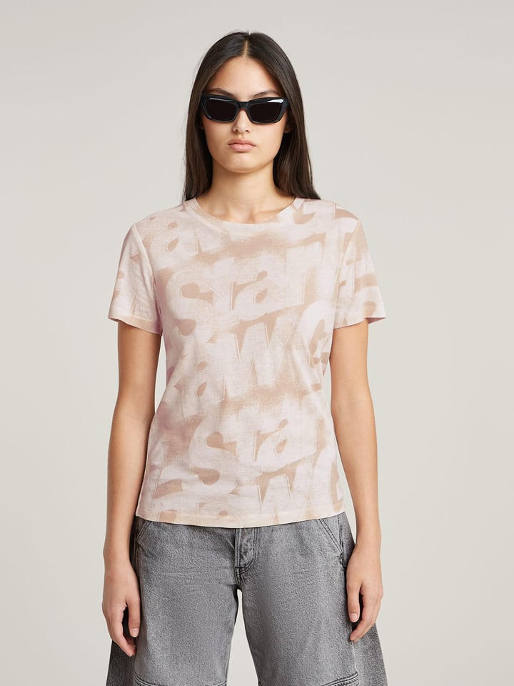 G-Star Koszulka w kolorze beżowo-kremowym rozmiar: M