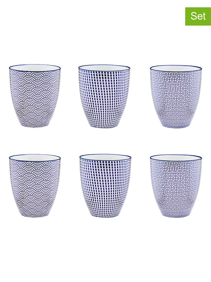 Björn Kubki (6 szt.) "Dark" w kolorze granatowym - 300 ml rozmiar: onesize