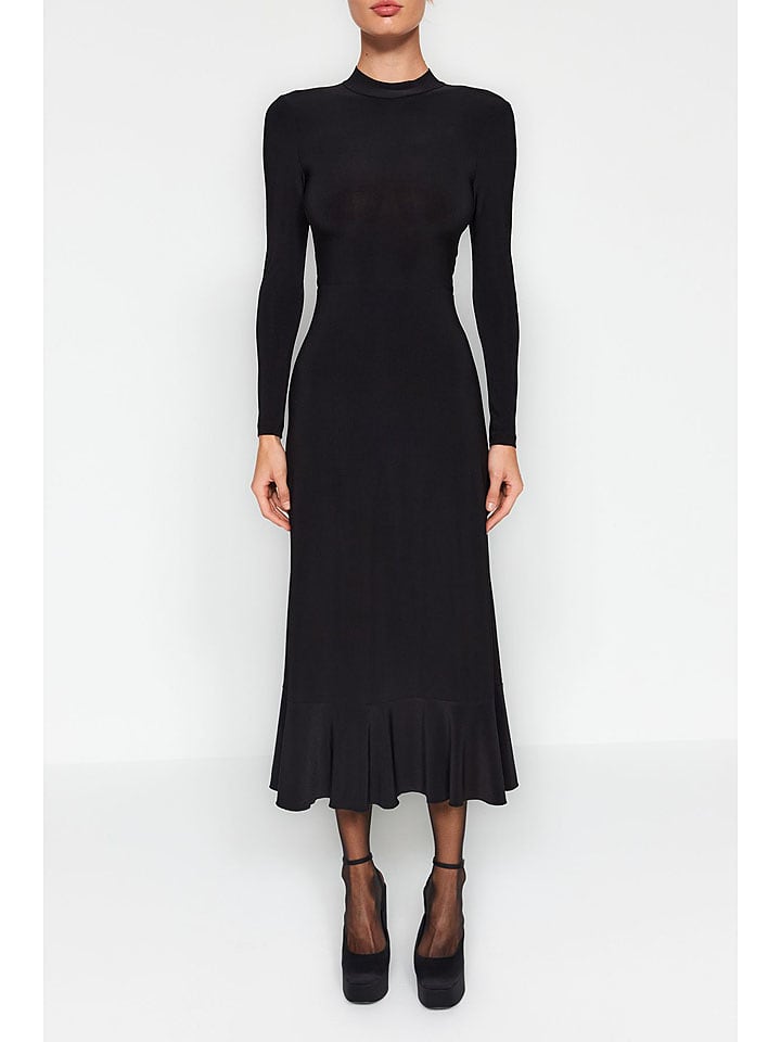 trendyol Sukienka w kolorze czarnym rozmiar: S