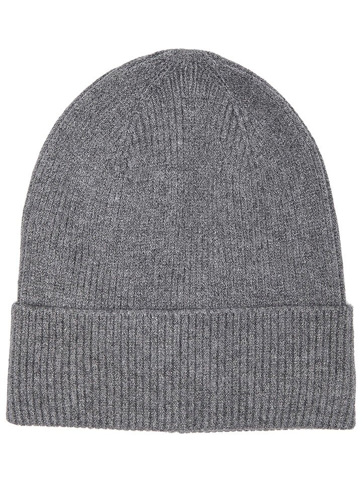 ONLY Czapka beanie "Zenna" w kolorze szarym rozmiar: onesize