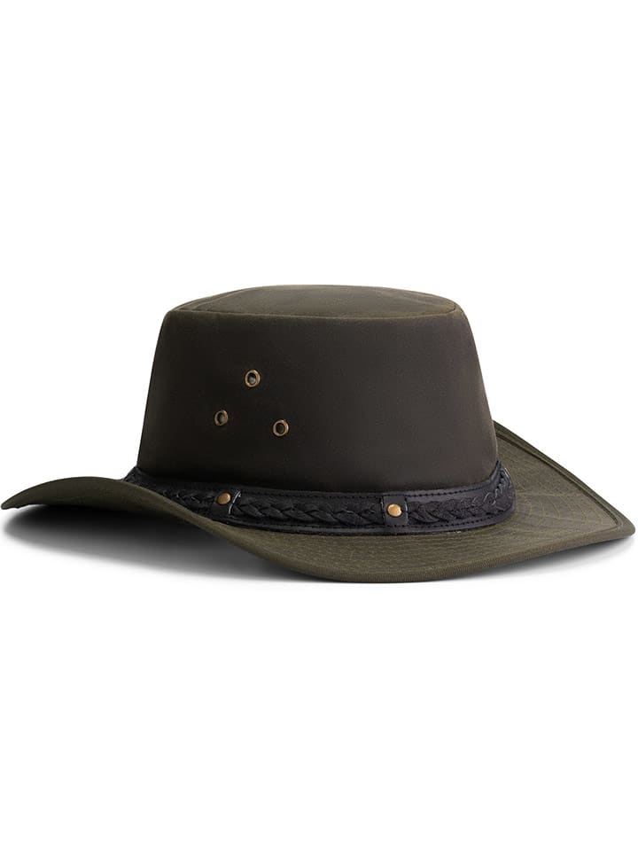 MGO leisure wear Kapelusz "Harper" w kolorze khaki rozmiar: L