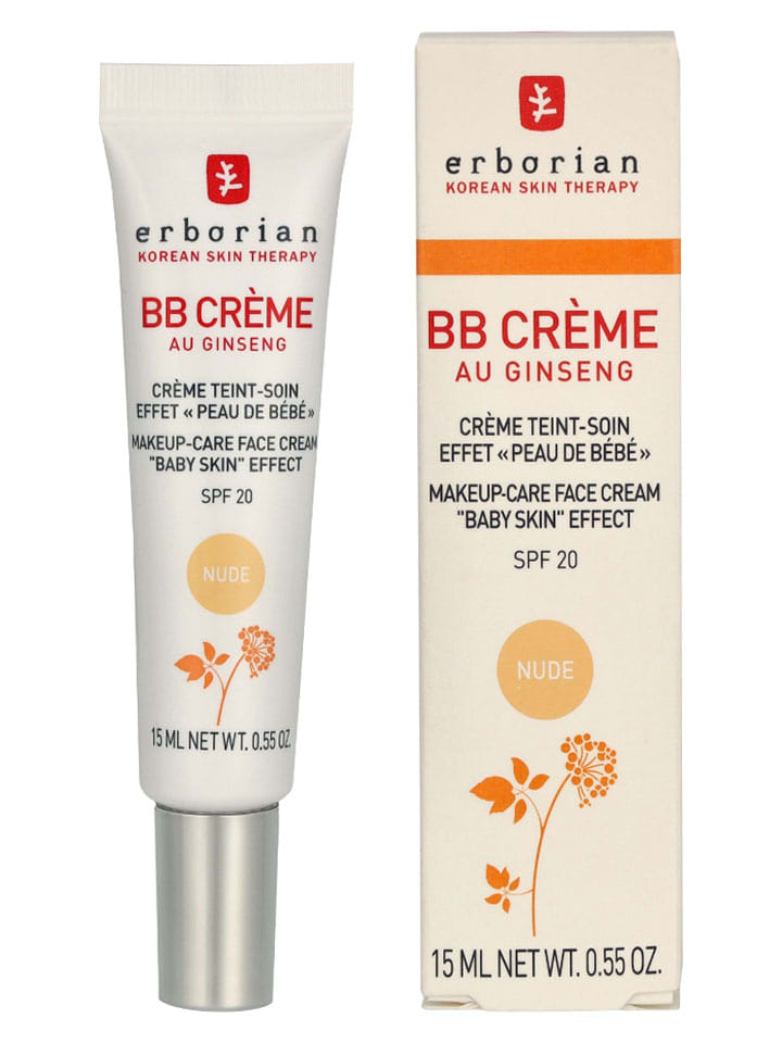 erborian Krem BB "Au Ginseng 5-In-1 Baby Skin Effect - Nude" - SPF 20 - 15 ml rozmiar: onesize