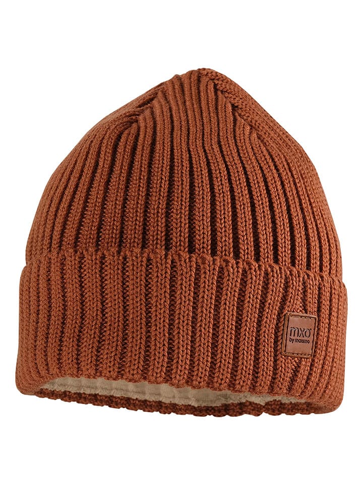 MaxiMo Czapka w kolorze jasnobrązowym rozmiar: 49 cm