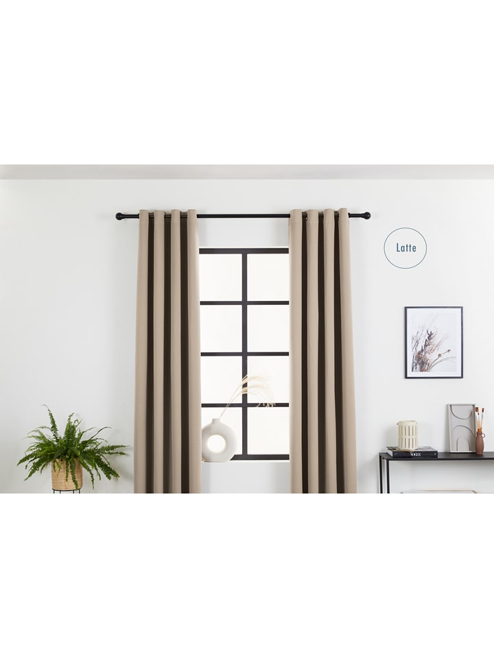 Lifa Living Zasłona w kolorze beżowym rozmiar: 150x250 cm