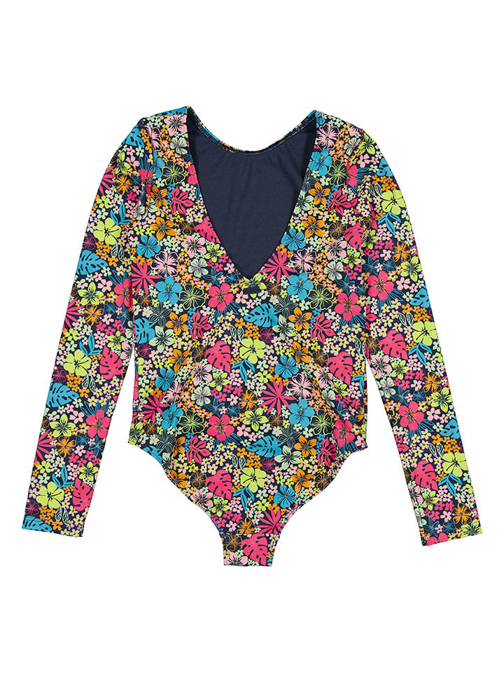 Roxy Strój kąpielowy w kolorze granatowym ze wzorem rozmiar: 128