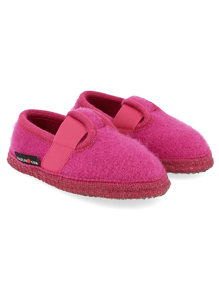 HAFLINGER Kapcie w kolorze różowym rozmiar: 32