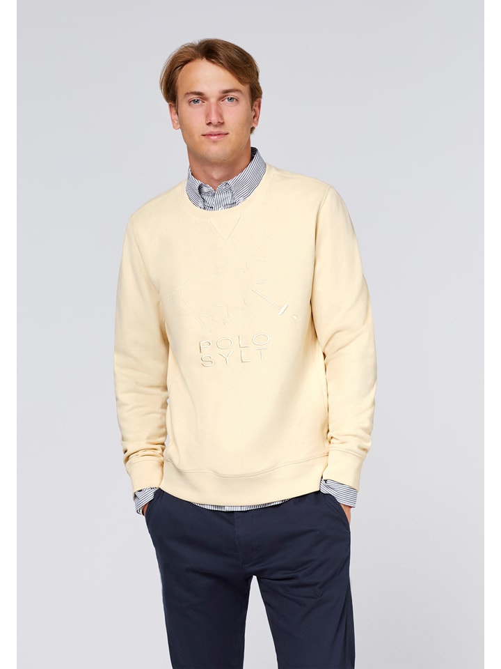 Polo Sylt Bluza w kolorze jasnożółtym rozmiar: L