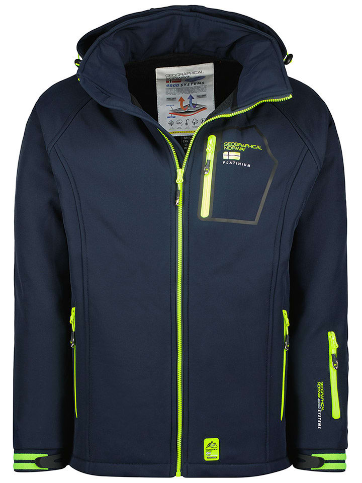 Geographical Norway Kurtka softshellowa "Riziere" w kolorze granatowym rozmiar: 3XL