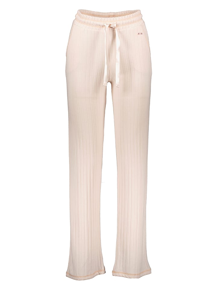 s.Oliver Spodnie w kolorze kremowym rozmiar: 32/34