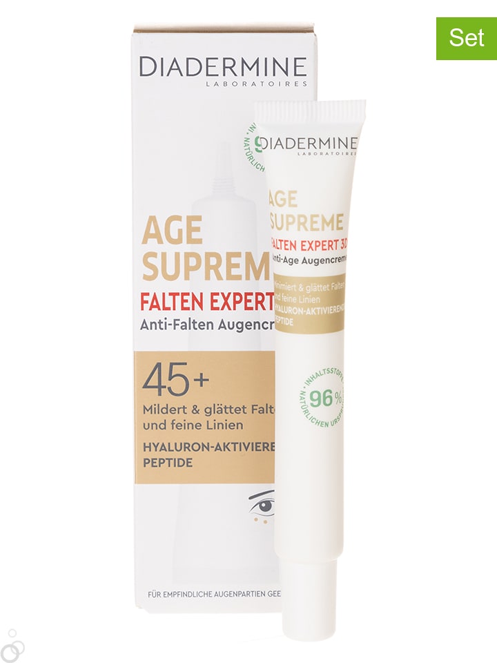 DIADERMINE Kremy pod oczy (3 szt.) "Wrinkles Expert" - po 15 ml rozmiar: onesize