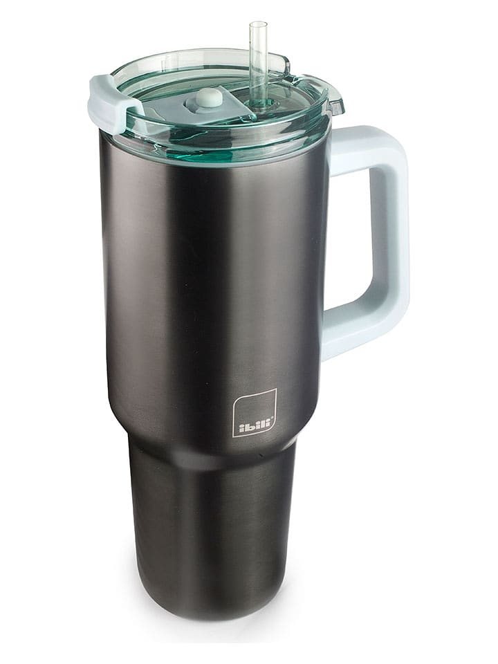 Ibili Kubek termiczny w kolorze czarnym - 900 ml rozmiar: onesize