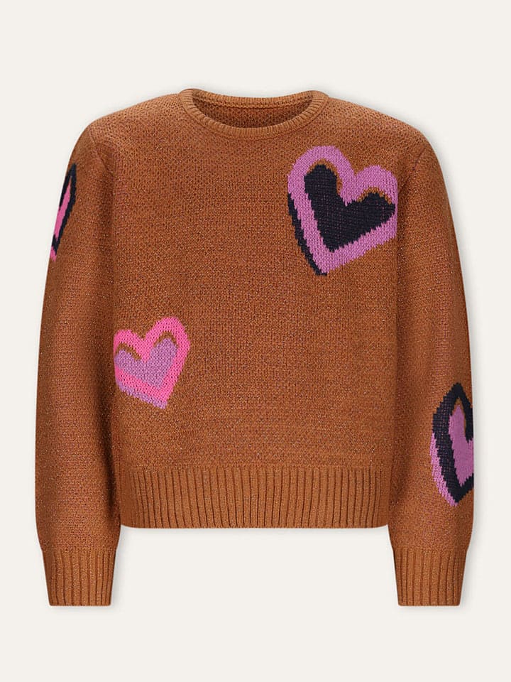 B.Nosy Sweter "Khloe" w kolorze jasnobrązowym rozmiar: 146/152