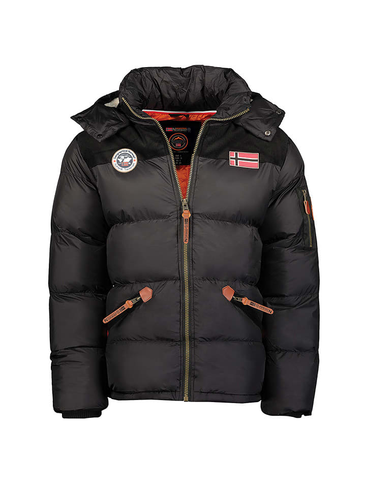 Geographical Norway Kurtka pikowana "Celien" w kolorze czarnym rozmiar: 140