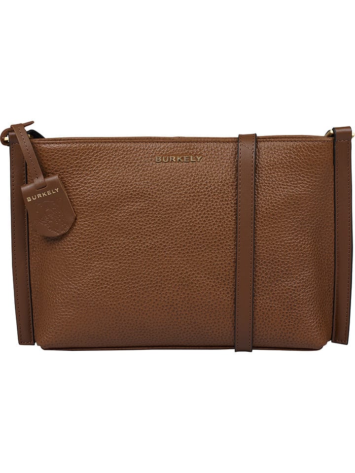 Burkely Skórzana torebka w kolorze jasnobrązowym - 33 x 29 x 6 cm rozmiar: onesize
