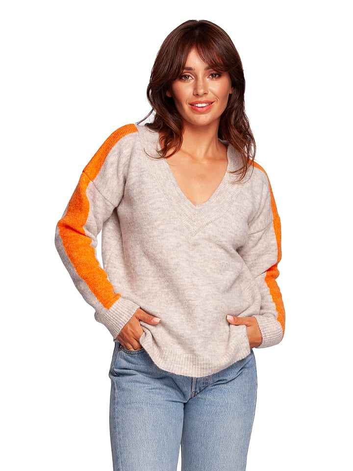 Be Wear Sweter w kolorze kremowym rozmiar: L/XL