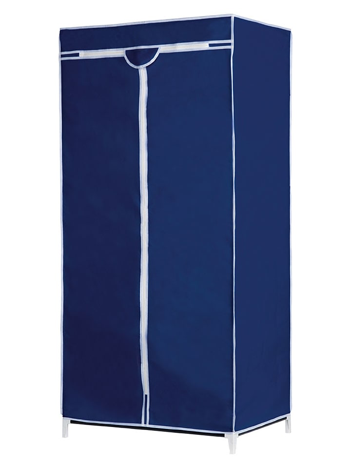 Alpina Szafa materiałowa w kolorze granatowym - 75 x 160 x 50 cm rozmiar: onesize