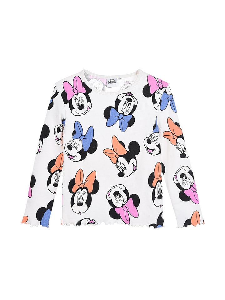 Disney Minnie Mouse Koszulka "Minnie" w kolorze białym ze wzorem rozmiar: 104