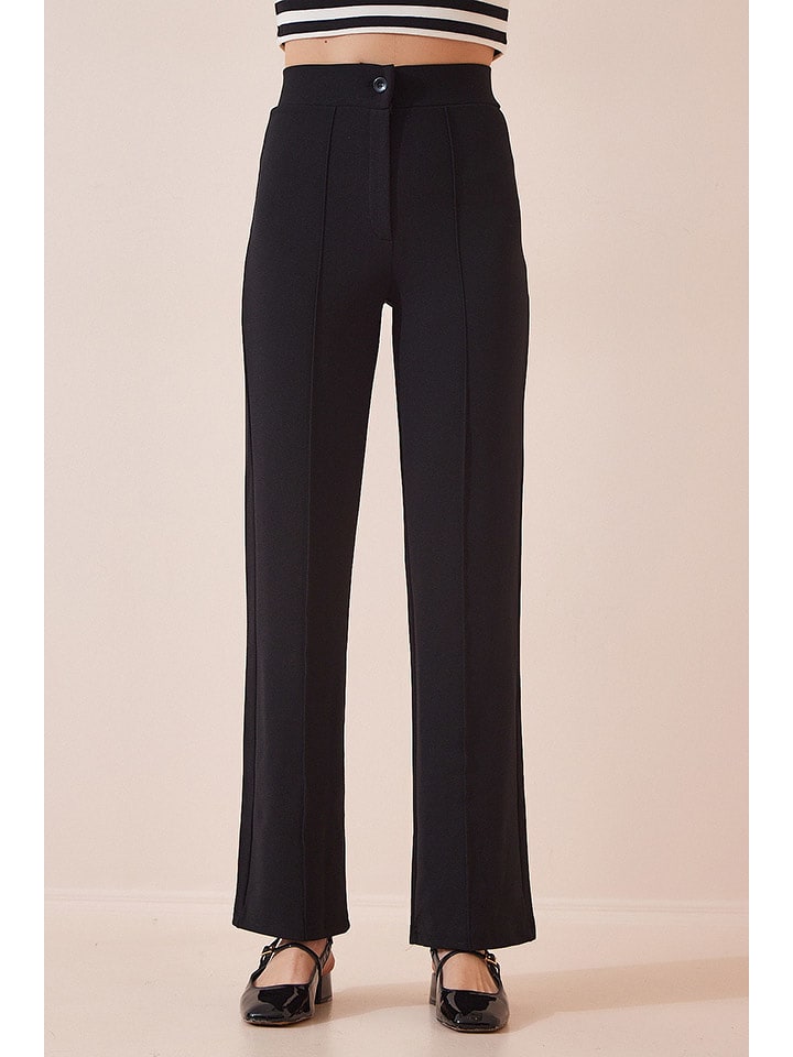 Happiness Istanbul Spodnie w kolorze czarnym rozmiar: 38