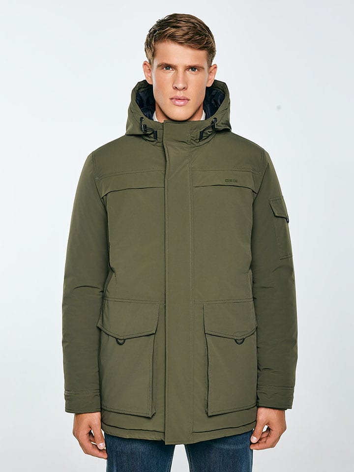 BIG STAR Kurtka zimowa w kolorze khaki rozmiar: XL