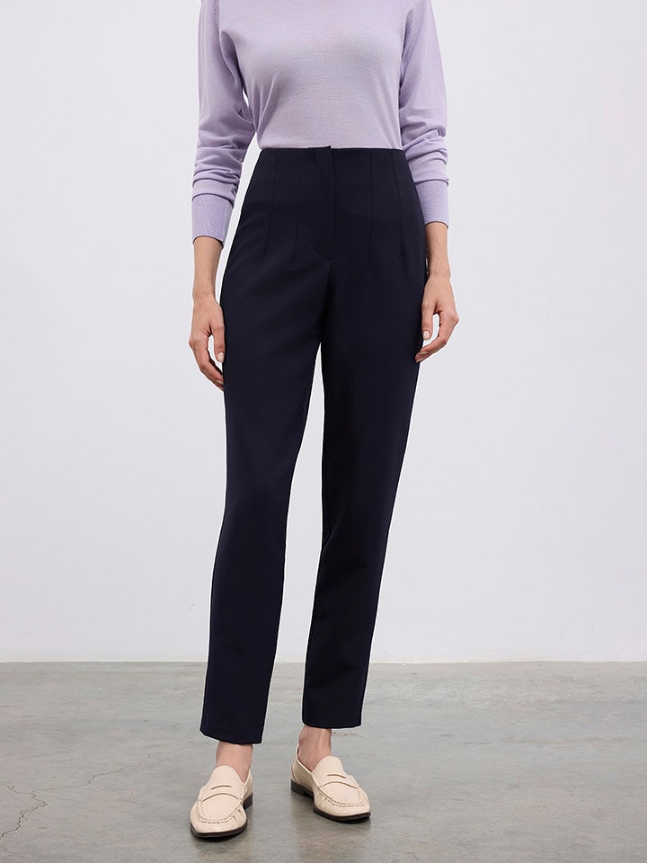 BGN Spodnie w kolorze granatowym rozmiar: 34