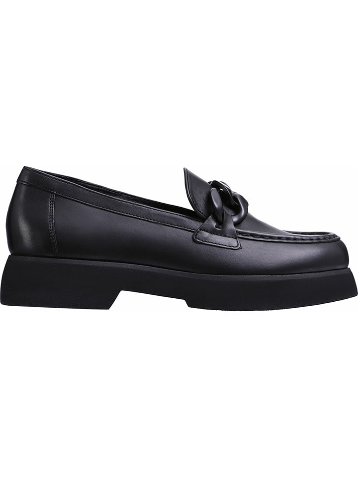 Högl Skórzane mokasyny "Stacy" w kolorze czarnym rozmiar: 37