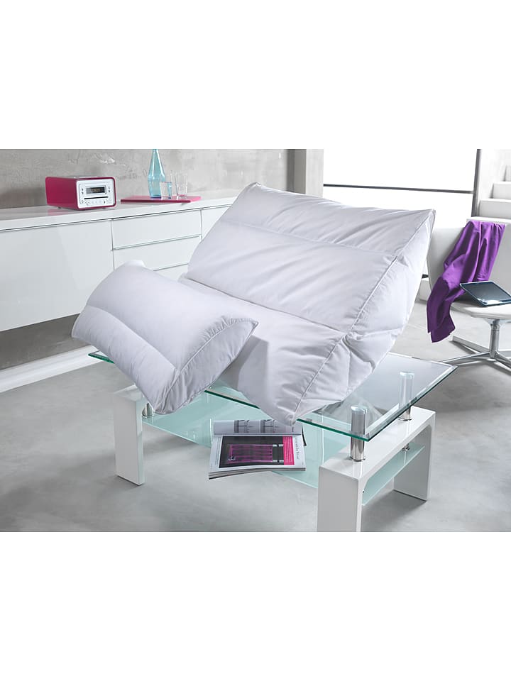 Häussling Bettwaren Poduszka "BodyPerfect - Multi Low" w kolorze białym rozmiar: 40x80 cm