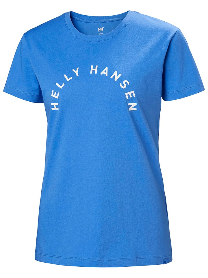 Helly Hansen Koszulka funkcyjna "F2F Cotton Tee 2.0" w kolorze niebieskim rozmiar: S