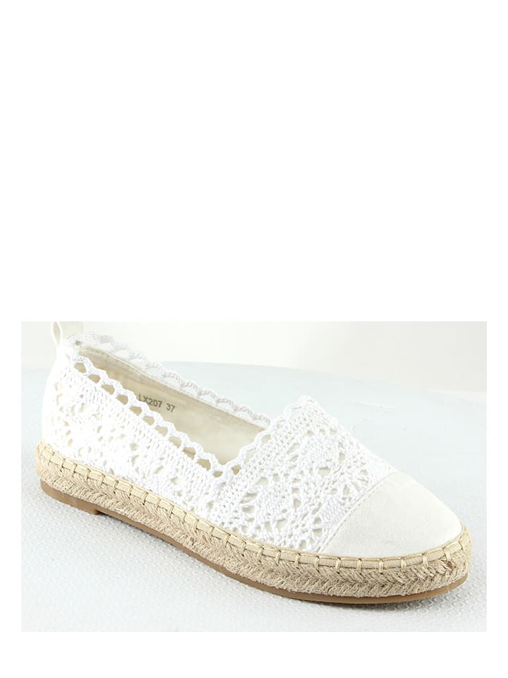 Foreverfolie Espadryle w kolorze białym rozmiar: 38