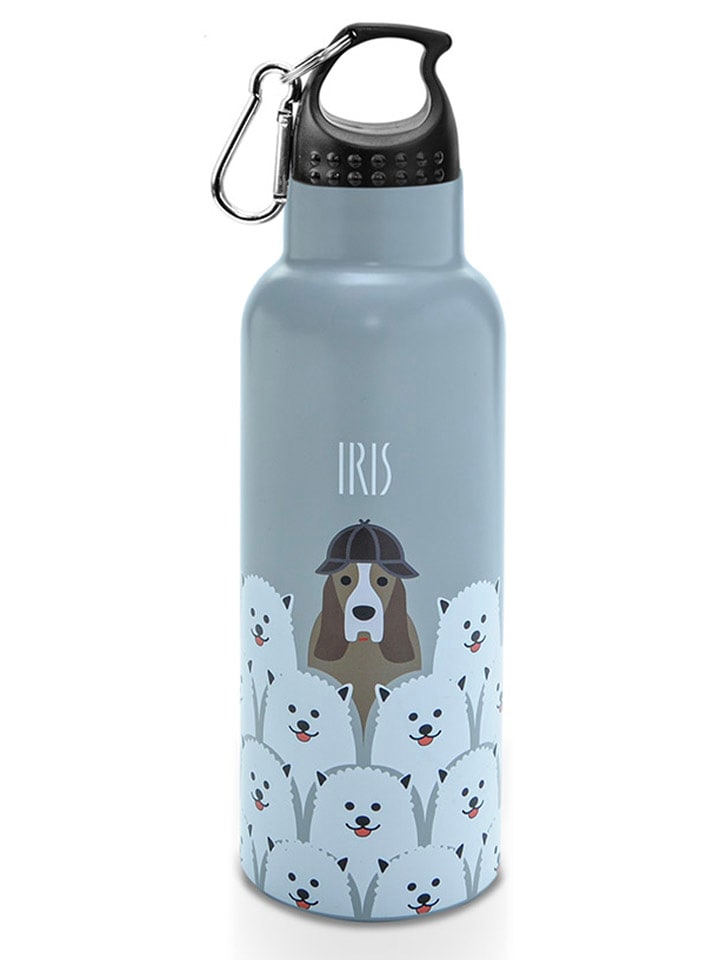 IRIS Barcelona Butelka termiczna "Grey Friends" w kolorze szarym - 500 ml rozmiar: onesize
