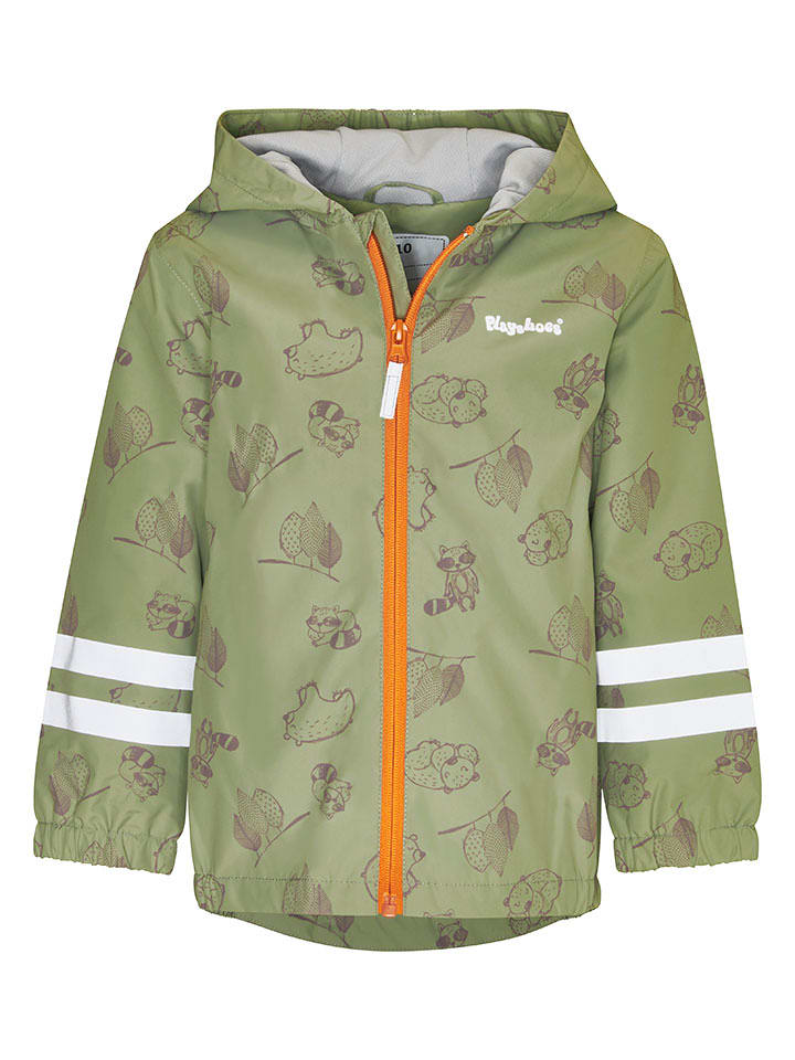Playshoes Kurtka przeciwdeszczowa w kolorze khaki rozmiar: 92