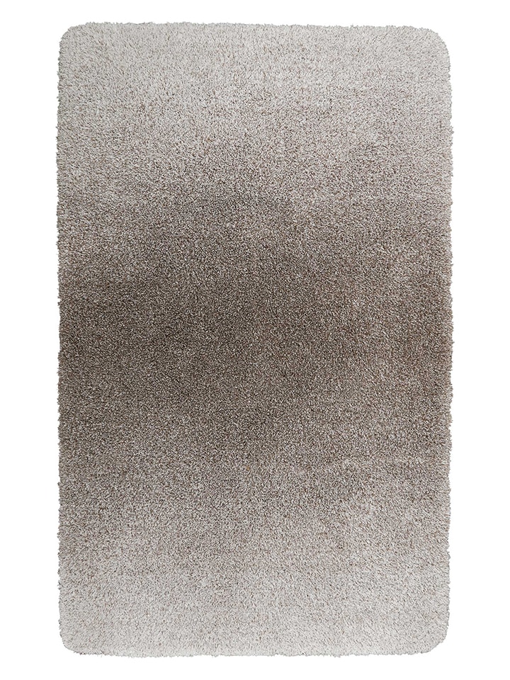 Wecon Home Dywanik łazienkowy "Luuk" w kolorze jasnobrązowo-szarym rozmiar: 60x100 cm