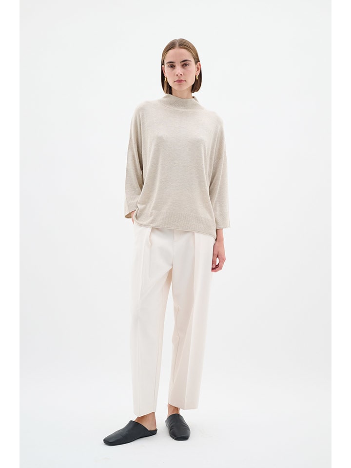 InWear Sweter w kolorze beżowym rozmiar: XL