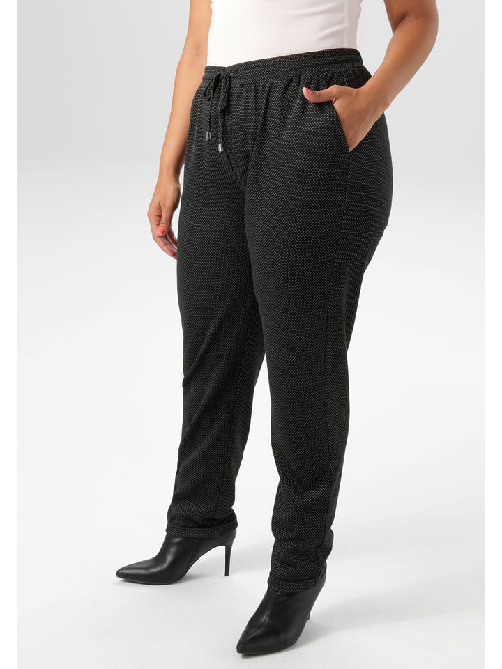 Aniston Spodnie w kolorze czarnym rozmiar: 50