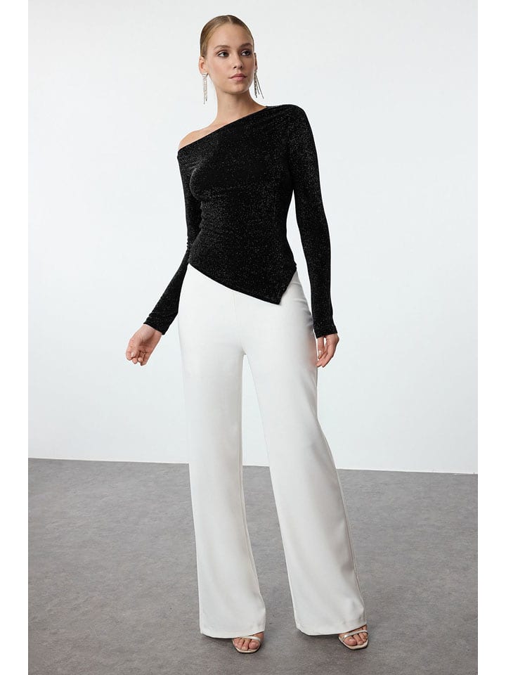 trendyol Bluzka w kolorze czarnym rozmiar: 38