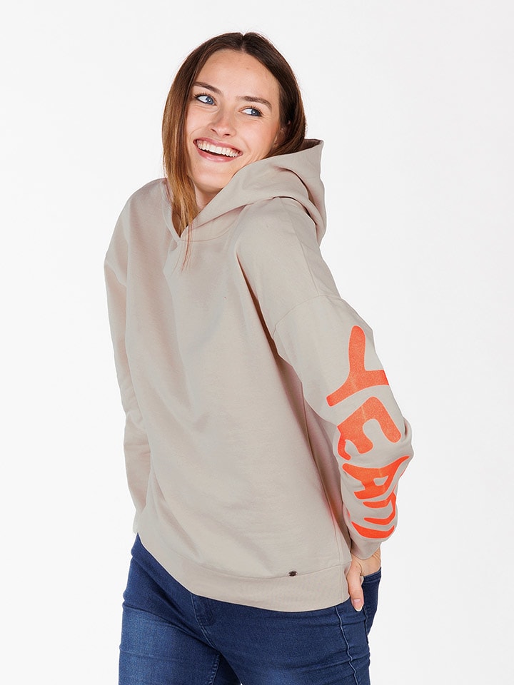 KEY LARGO Bluza "Yeah" w kolorze beżowym rozmiar: XL