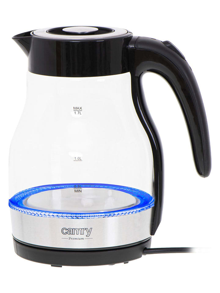 Adler Czajnik "CR 1300" w kolorze srebrno-czarnym - 1,7 l rozmiar: onesize