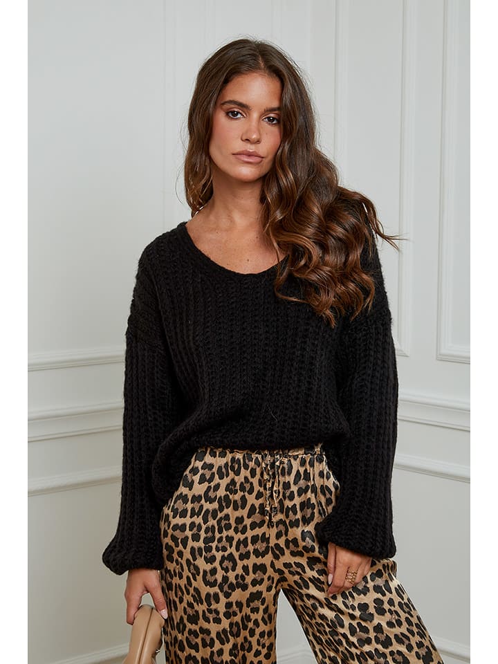 L'armoire de Suzette Sweter w kolorze czarnym rozmiar: 38/40