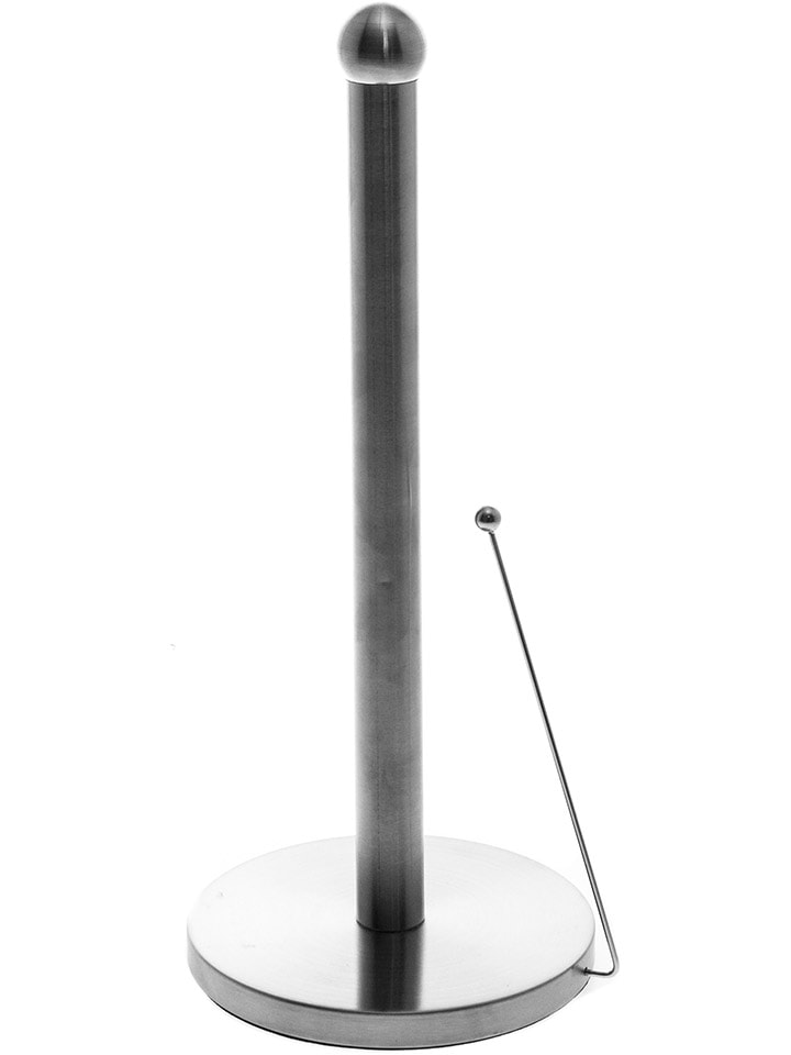 Maku Uchwyt w kolorze srebrnym na ręcznik papierowy - wys. 35,5 cm rozmiar: onesize