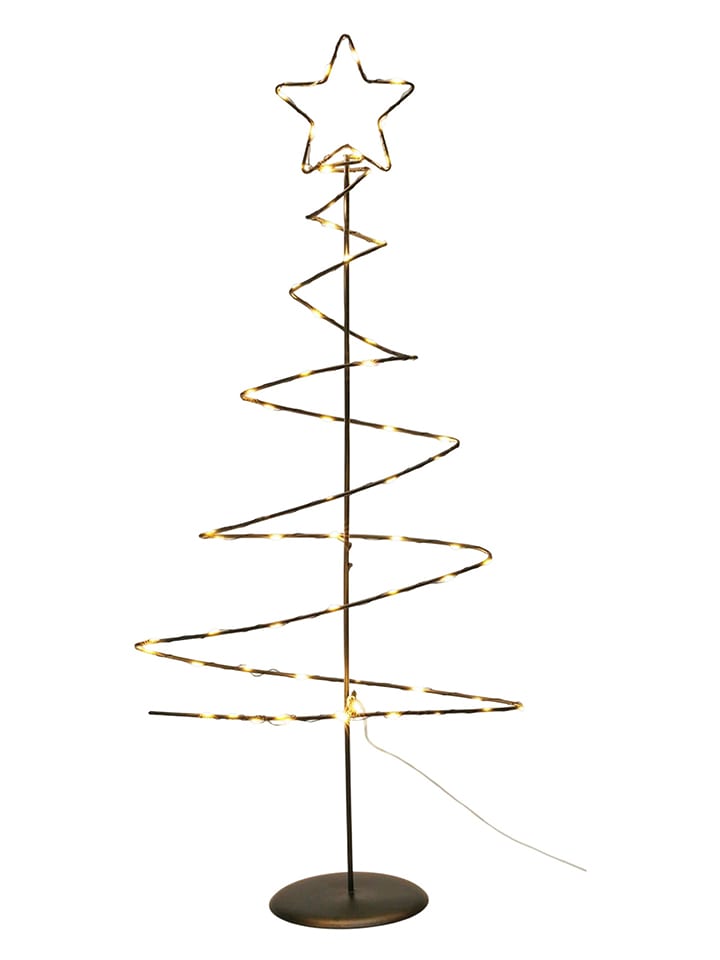 WellHome Dekoracja LED w kolorze złotym - wys. 65 cm rozmiar: onesize